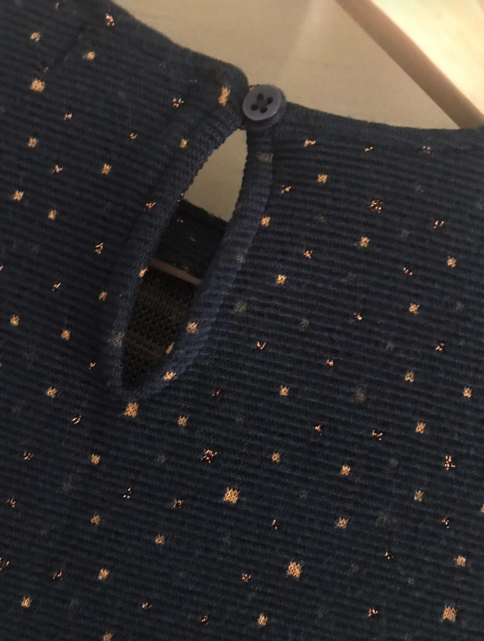 🌟Navy & copper Orchestra dress – 8 years old - Very good condition - ideal for mid-season 🌟 – photo 5